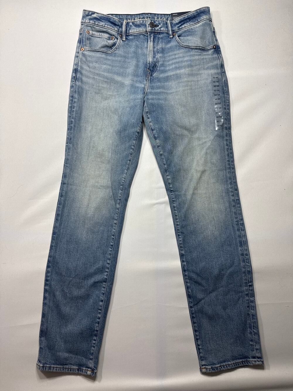NWT American Eagle Men's Airflex+ Athletic Fit Blue Jeans - Size 32x32 (32x31)